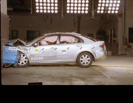 Краш тест Mazda 6 (2005)